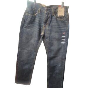 Levis 559 Mens Relaxed Straight Jeans 30x30 Dark Wash 100% Cotton Denim